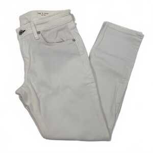 rag & bone White Dre Low-Rise Slim Boyfriend Jeans | Regular 25